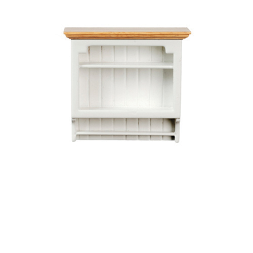 Kitchen Shelf, White, Oak